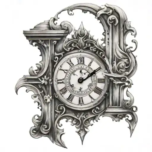 time is a doorframe i wanna go through tattoo design idea