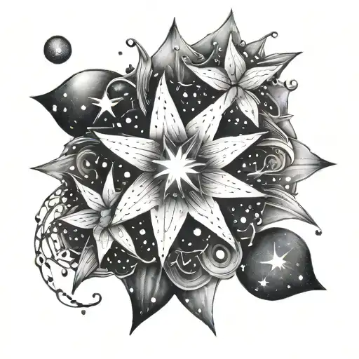 Pleiades tattoo design idea
