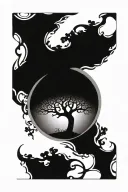 celtic tree of life tattoo design idea