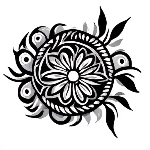 Ilocano tribal tattoo design idea