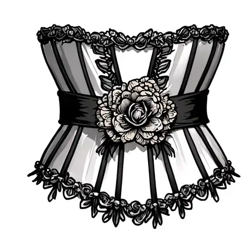Garter Belt tattoo design idea
