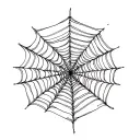 spider webs entwined, spider webs only, no spider, fine line, detail tattoo design idea