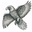 Wedge Tailed Eagle tattoo design idea