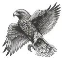 Wedge Tailed Eagle tattoo design idea