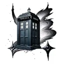 Tardis tattoo design idea