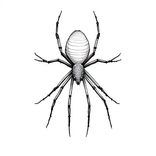 a black widow spider tattoo design idea