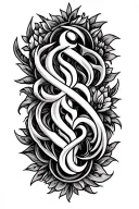 Sofia Livia ambigram tattoo tattoo design idea