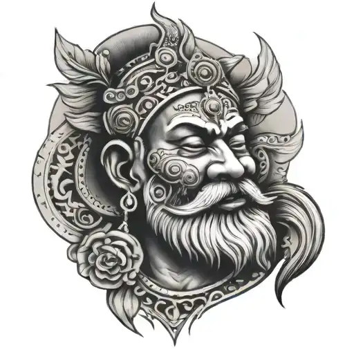 Baba tattoo design idea