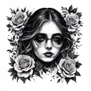 painter tattoo design idea