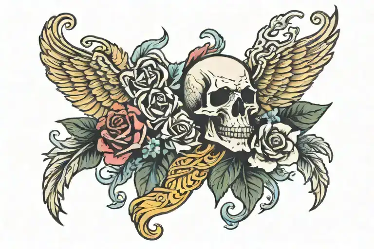 Live Free or Fucking Die tattoo design idea