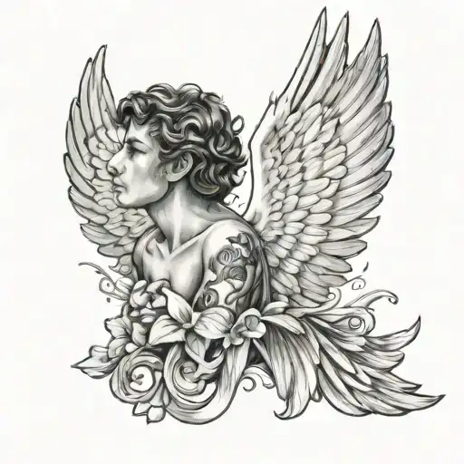 angel miguel tatoo tattoo design idea