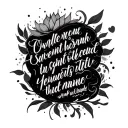 bible scripture tattoo design idea