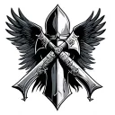 Knight Templar tattoo design idea