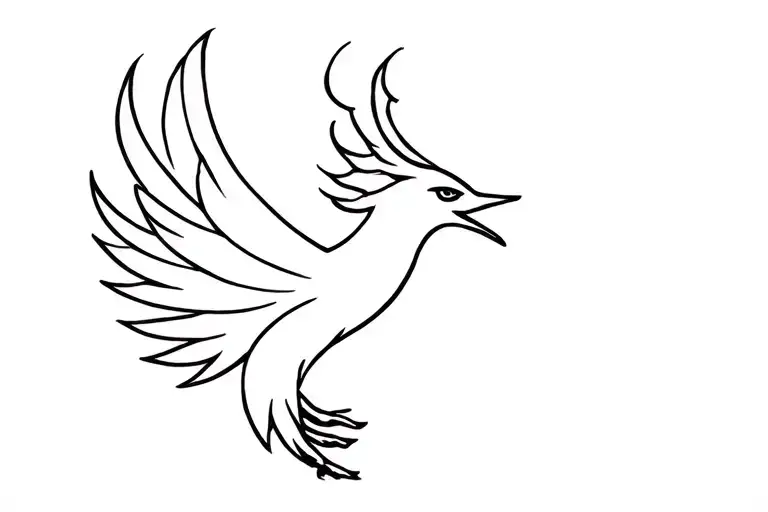 Funny de fenix tattoo design idea