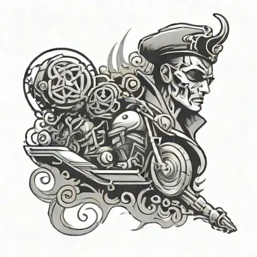 marketing, ghetto tattoo design idea