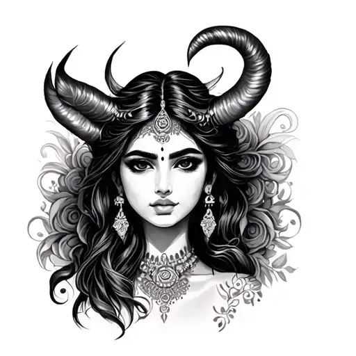 Rana, Gemini, Cooch Behar tattoo design idea