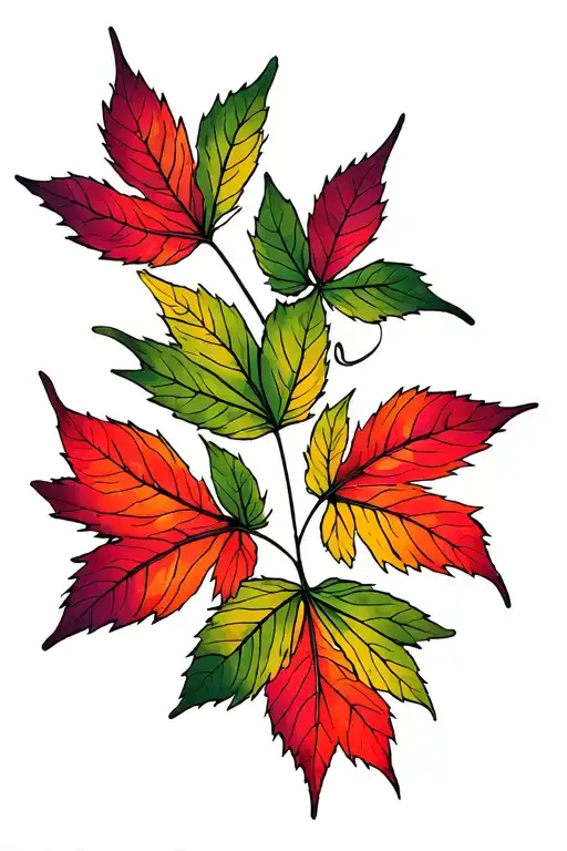 Trebol four leaves tattoo design idea