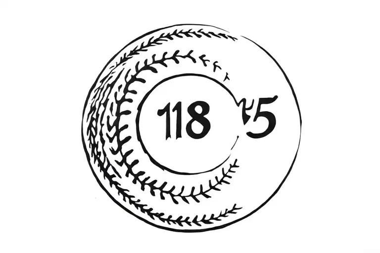 Number "18.5" in the context of cricket. tattoo design idea