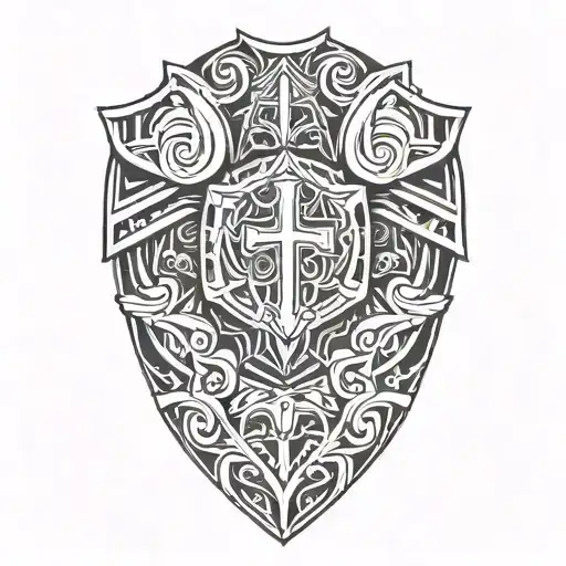 chest and shoulder armor of god tattoo tattoo design idea