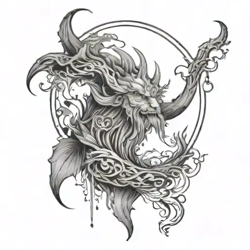 Fjord tattoo design idea