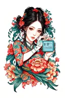 Type 1 Diabetes with insulin pump  tattoo design idea