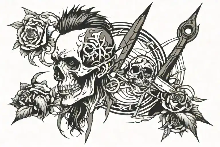 linkin park breaking the habit  tattoo design idea