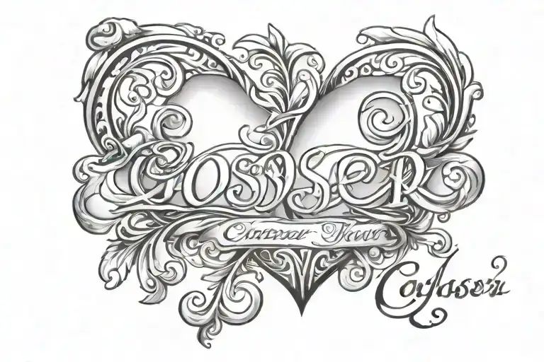 in cursive, the words "closer than you know" with a little heart under it with the initials j and p following it  tattoo design idea