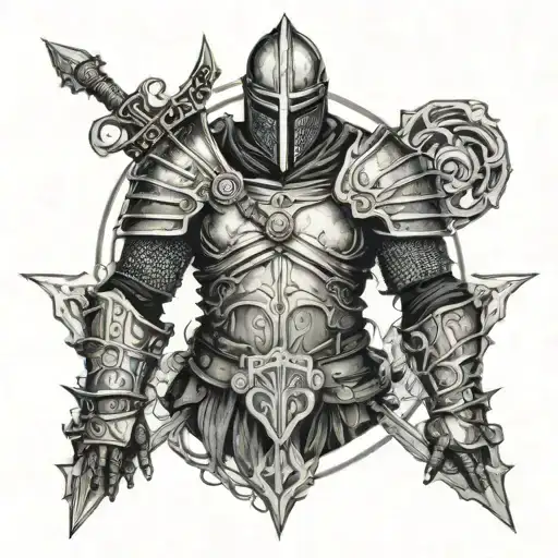 christal sage dark souls 3 tattoo design idea