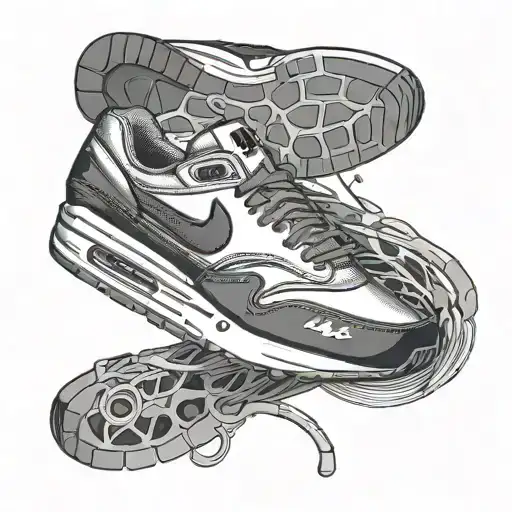 air max 1 tattoo design idea