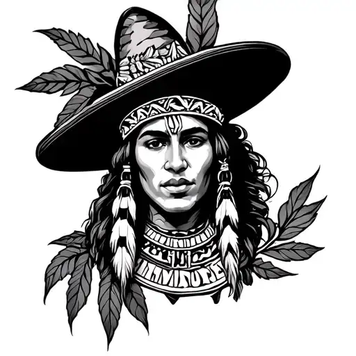 mexican, italian, honduran, irish, native american, welsh, scandanvian heritage tattoo design idea