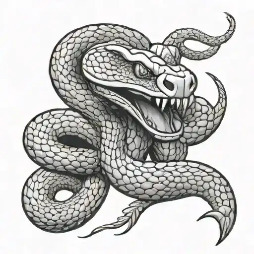 Cobra tattoo design idea
