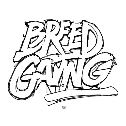 "Bred gang" Micheal jordan 1 shoes tattoo design idea