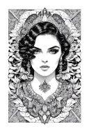 Art Deco tattoo design idea