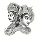 Lakshmi tattoo design idea