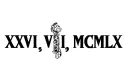 "XXVI_VIII_MCMLX" tattoo design idea