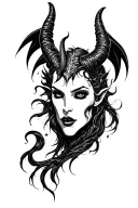 devil tattoo design idea