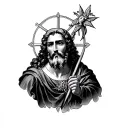 Saint Jude Thaddeus tattoo design idea