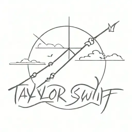 simple tattoo showing daylight song from Taylor swift 1989 album. no faces. just simple tattoo tattoo design idea