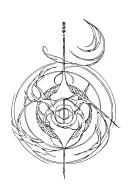 Cho Ku Rei power symbol tattoo design combining music elements tattoo design idea
