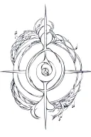 Cho Ku Rei power symbol tattoo design combining music elements tattoo design idea