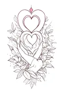 strength, perseverance, overcoming hardships, new beginning, love is love tattoo design idea