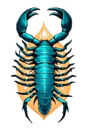Zodiac Sign Scorpio tattoo design idea