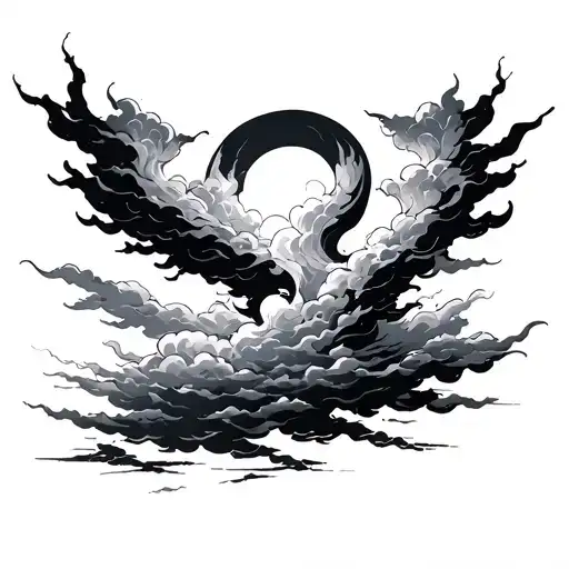 dark cloud game tattoo design idea