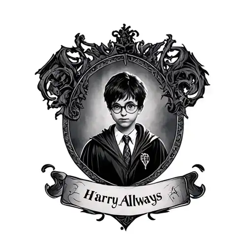 Harry Potter Always tattoo design idea