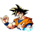 Goku powering tattoo design idea