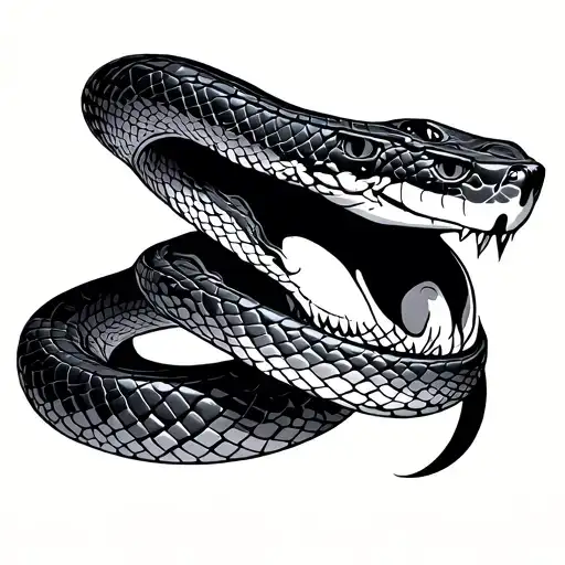 egypt snake face tattoo tattoo design idea