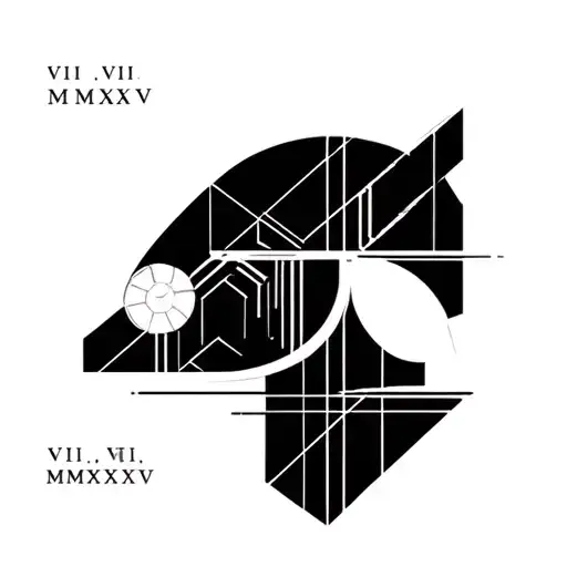 "VII.VII.MMXXV" wedding date tattoo tattoo design idea