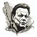 michael myers tattoo design idea