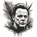michael myers tattoo design idea