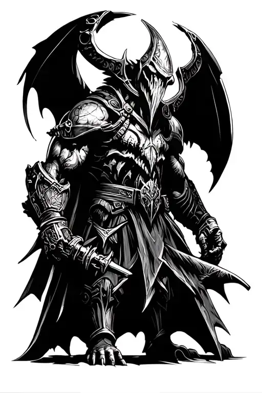 warhammer 40k angron tattoo design idea